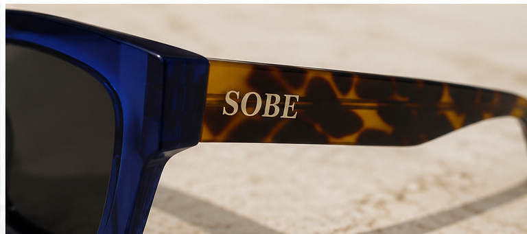 SOBE Premium Blue Havana Polarized Sunglasses
